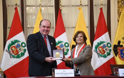Universidad Nacional Mayor de San Marcos firma convenio de voluntariado con la Municipalidad de Lima.