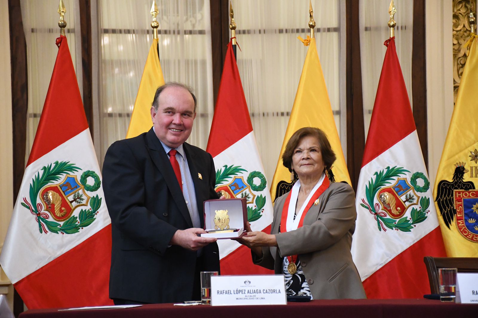 Universidad Nacional Mayor de San Marcos firma convenio de voluntariado con la Municipalidad de Lima.
