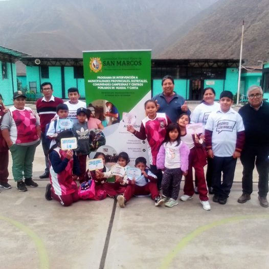 DGRS realizó exitosa campaña en el distrito de Arahuay, Provincia de Canta