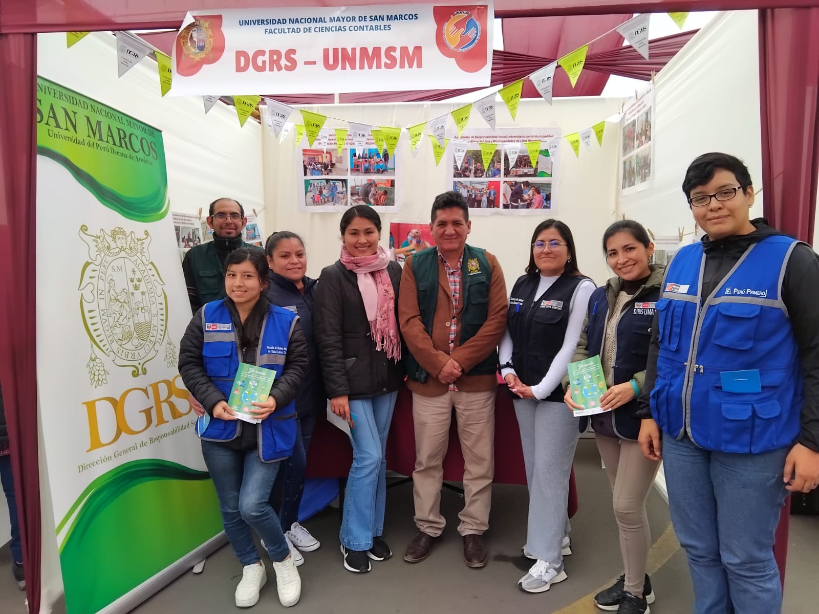 Participación de la DGRS UNMSM en la Expo Feria Contable