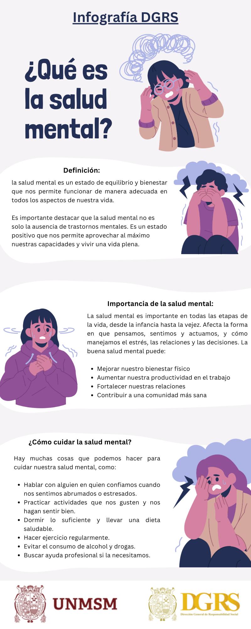 Infografía: ¿Qué es la salud mental?