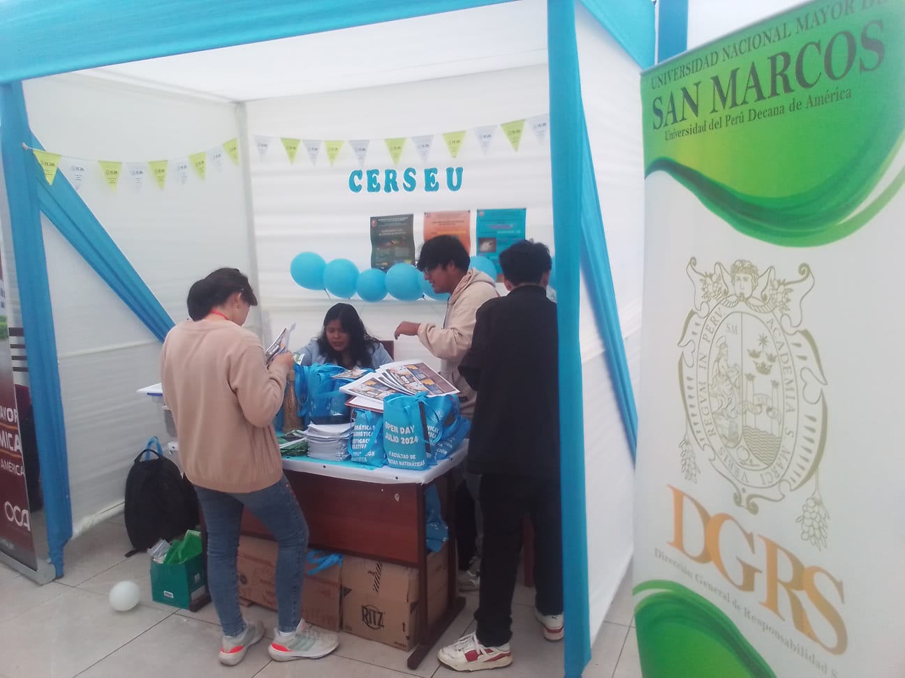 Participación de la DGRS en el Open Day 2024 de la Facultad de Ciencias Matemáticas