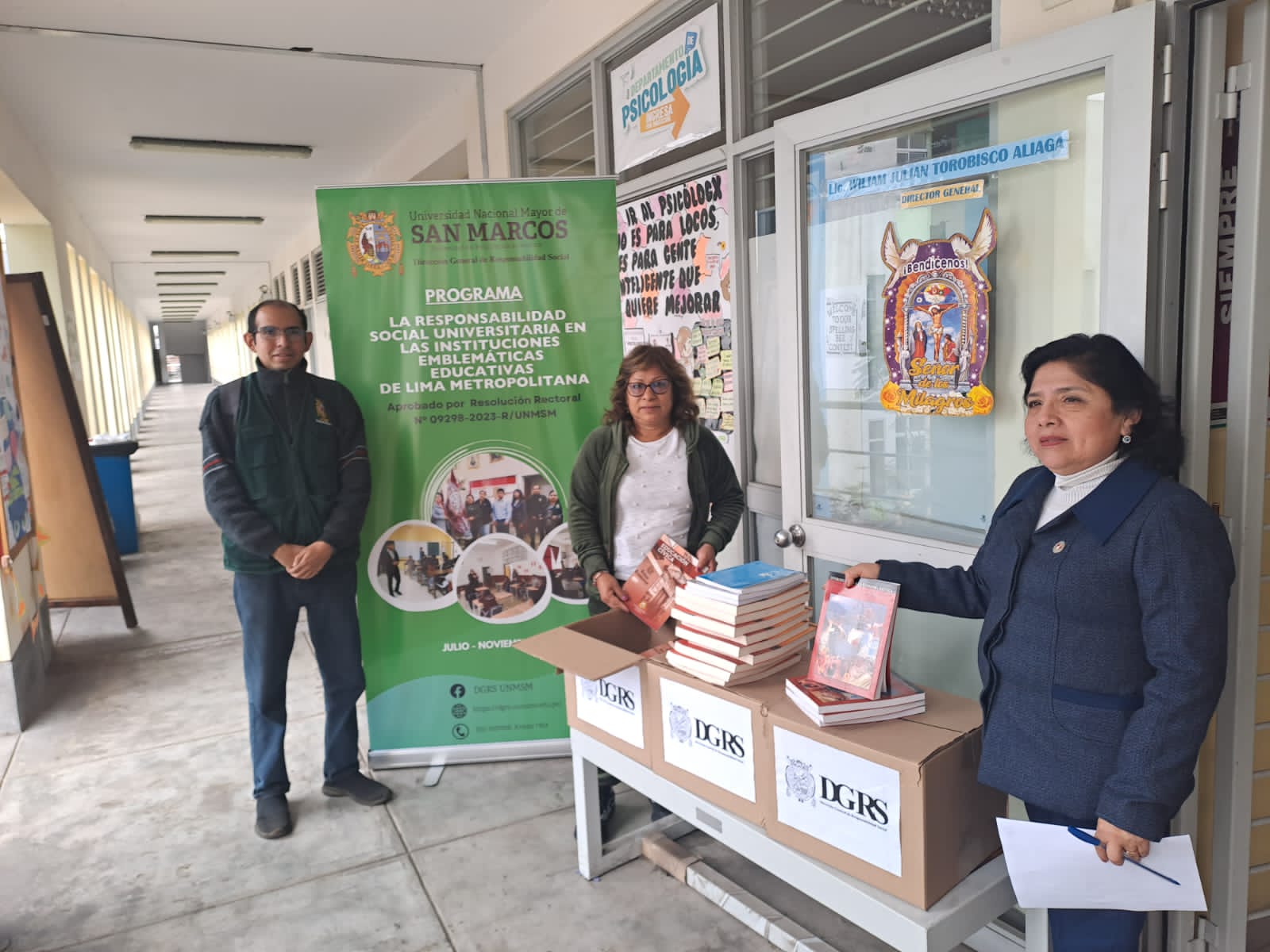 Programa de Responsabilidad Social Universitaria en los Colegios Emblemáticos de Lima Metropolitana 2023