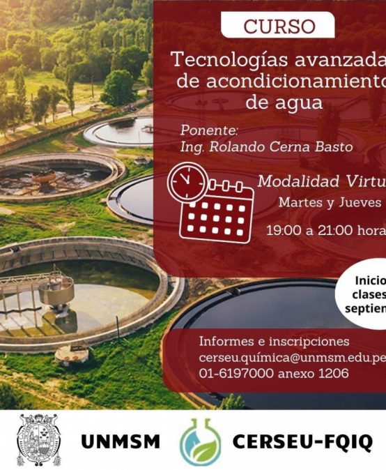 CURSO: “Técnicas Avanzadas de Acondicionamiento de Agua”